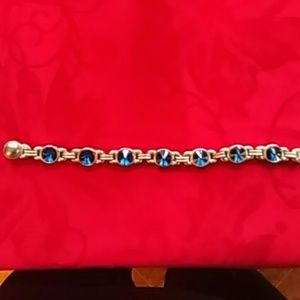 Nice bracelet don't know a lot about the metal or